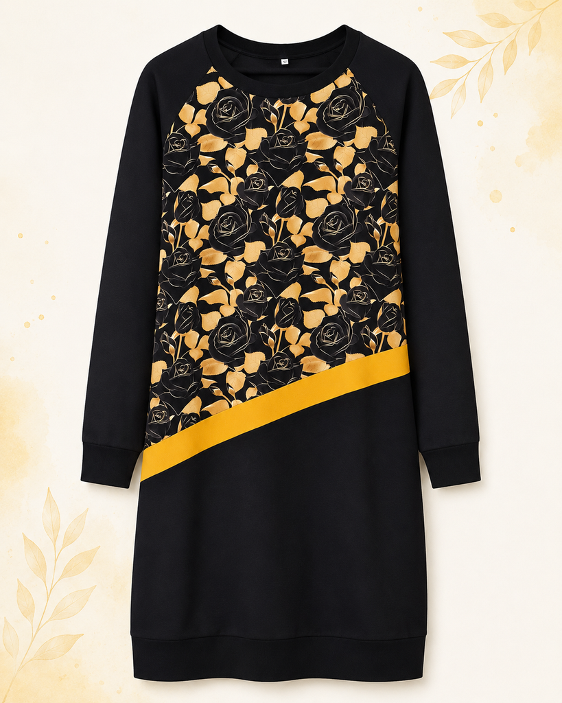 Naiste dresskleit Golden Roses-02.png