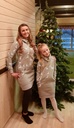 Dresskleit Grey & Golden Deers (seest pehmest uhutud dressikangast)