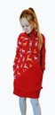 Laste dresskleit Red & Golden Deers (seest pehmest uhutud dressikangast)