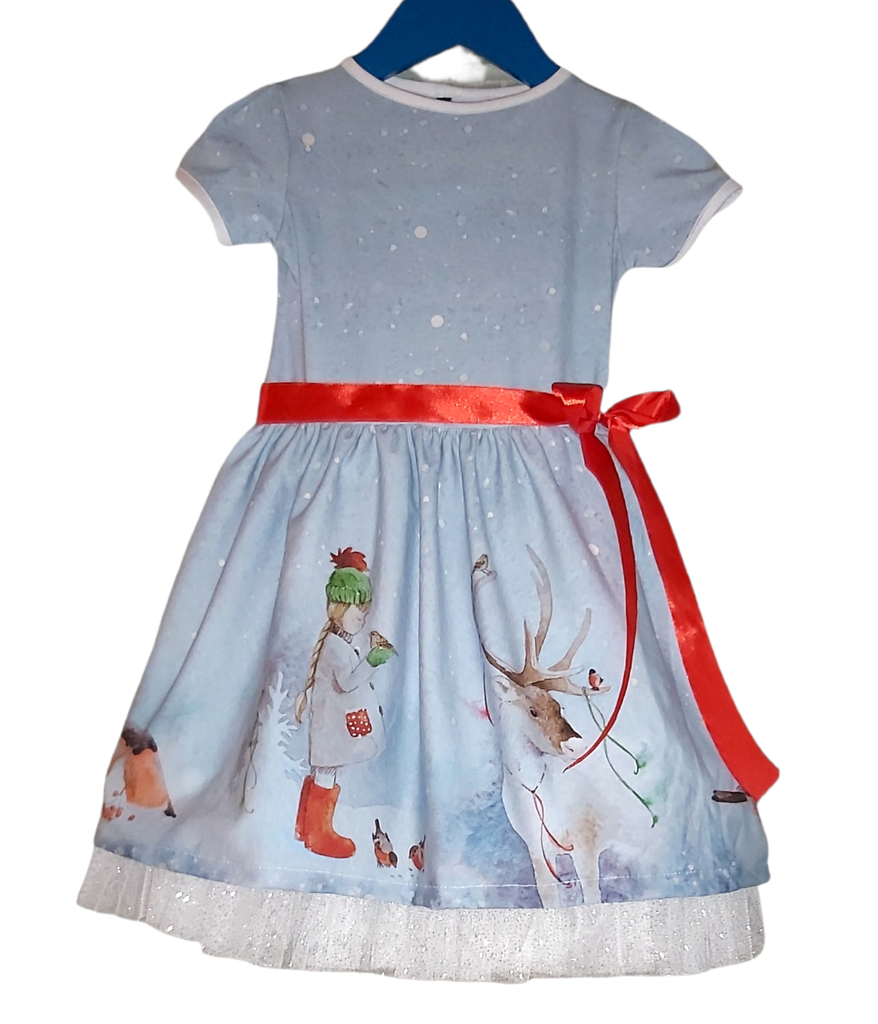 [LPKLWDR-92] Laste pidulik kleit Winter Dream (92)