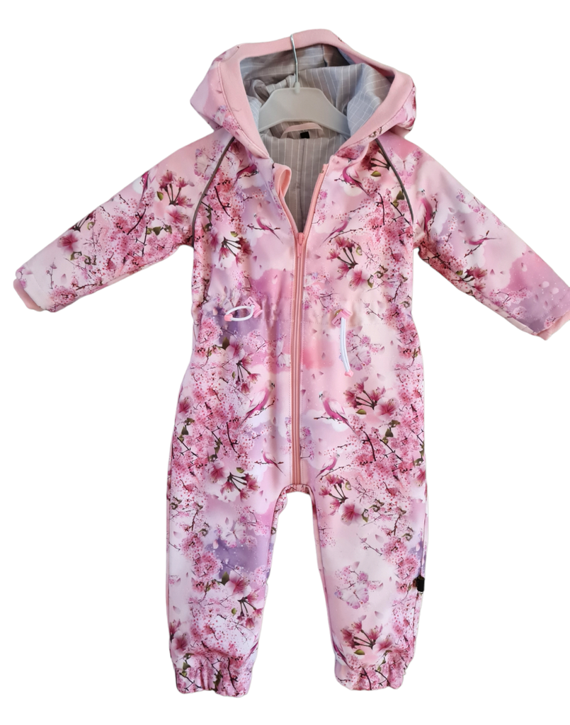 Laste softshell kombe Pink Dream