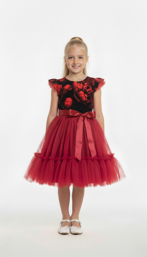 [PTDRPD-92] Pidulik tüllkleit Dark Red Peony Dream (92)